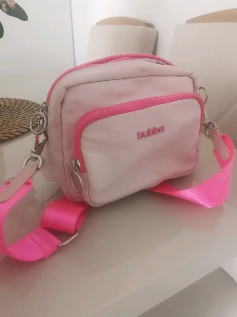 Bandolera rosa Bubba con correa ajustable - 1