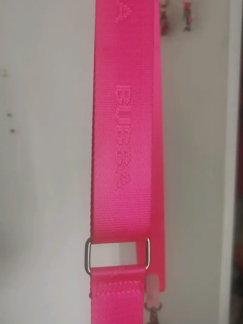 Bandolera rosa Bubba con correa ajustable - 5