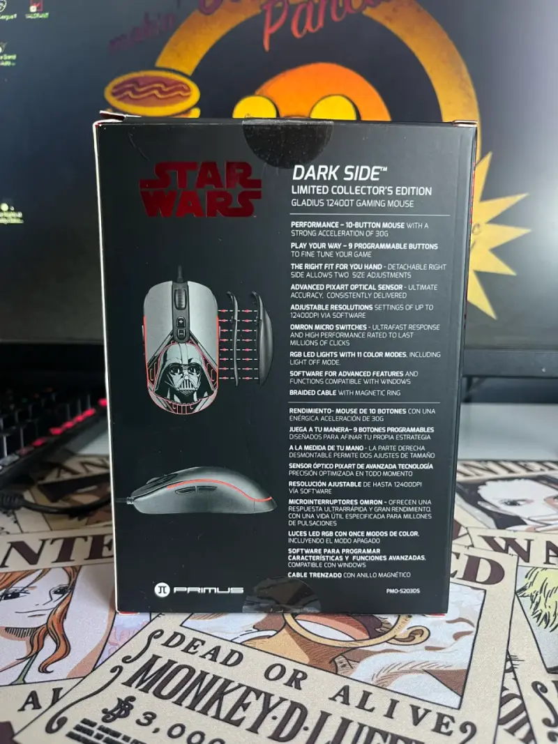 Mouse gamer Star Wars edición limitada - 2
