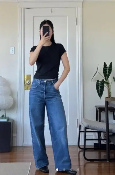 Jeans wide leg H&M - miniatura 1