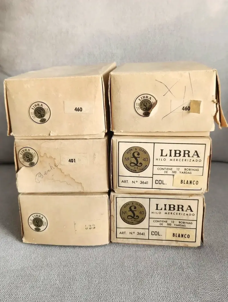 Caja 12 tubos hilo tradicional Libra - 6