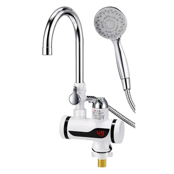 Grifo eléctrico instantáneo con ducha y grifo - 4