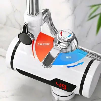 Grifo eléctrico instantáneo con ducha y grifo - miniatura 6