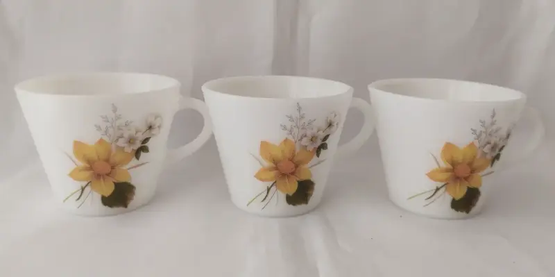 Tazas JAJ Pyrex Otoño Gloria Diseño Floral - 1