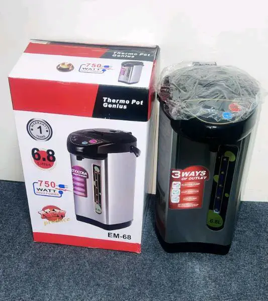 Dispensador de agua caliente 6.8L acero inoxidable - 2
