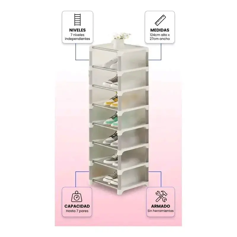 Estante organizador de zapatos de 10 niveles - 3