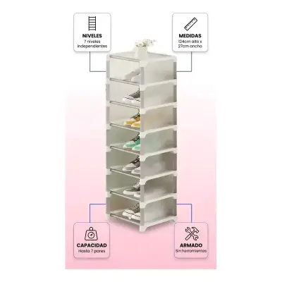 Estante organizador de zapatos de 10 niveles - miniatura 3