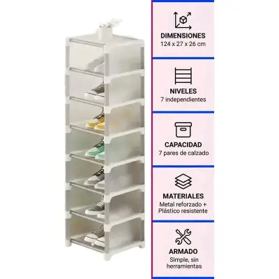 Estante organizador de zapatos de 10 niveles - miniatura 6