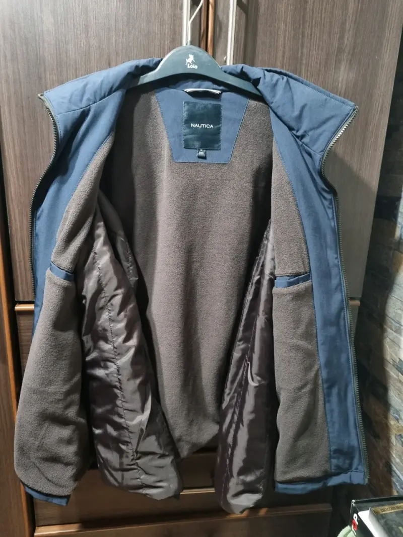 Chaqueta Nautica azul con forro polar - 1