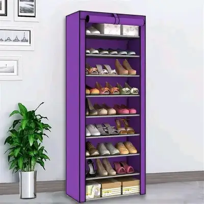 Zapateros de tela con múltiples compartimentos - miniatura 4