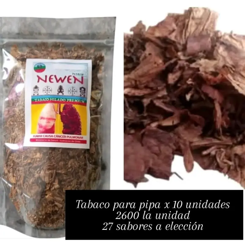 Tabaco hilado Newen para pipa x 10 unidades surti - 1