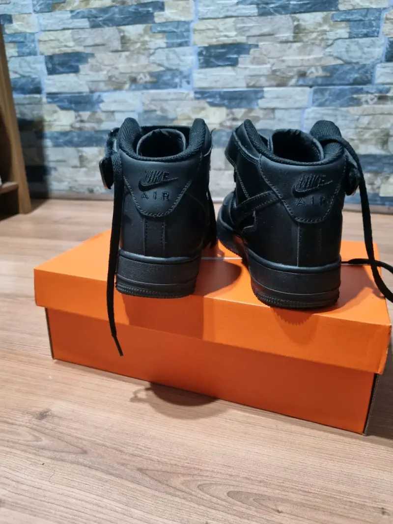 Zapatillas imitación Air Force 1 negras - 2