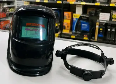 Casco de soldador automático negro - miniatura 2