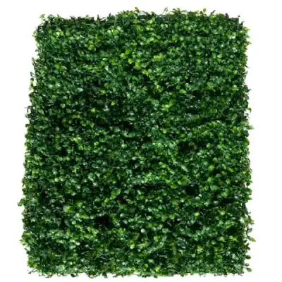 Panel de seto artificial verde decorativo - miniatura 1