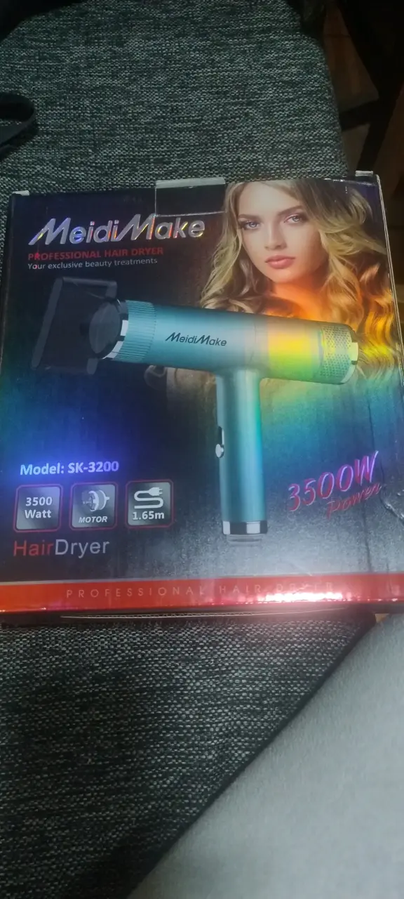 Secador de pelo MeidiMake 3500W profesional
