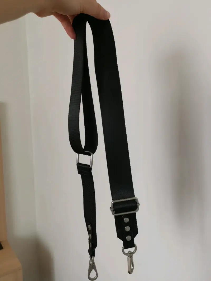 Bolso negro Bubba con asas largas - 5