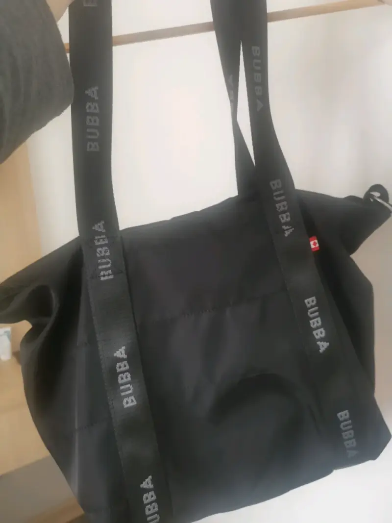 Bolso negro Bubba con asas largas - 6