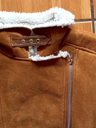 Chaqueta de gamuza con forro de lana - miniatura 2