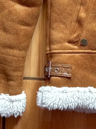 Chaqueta de gamuza con forro de lana - miniatura 3