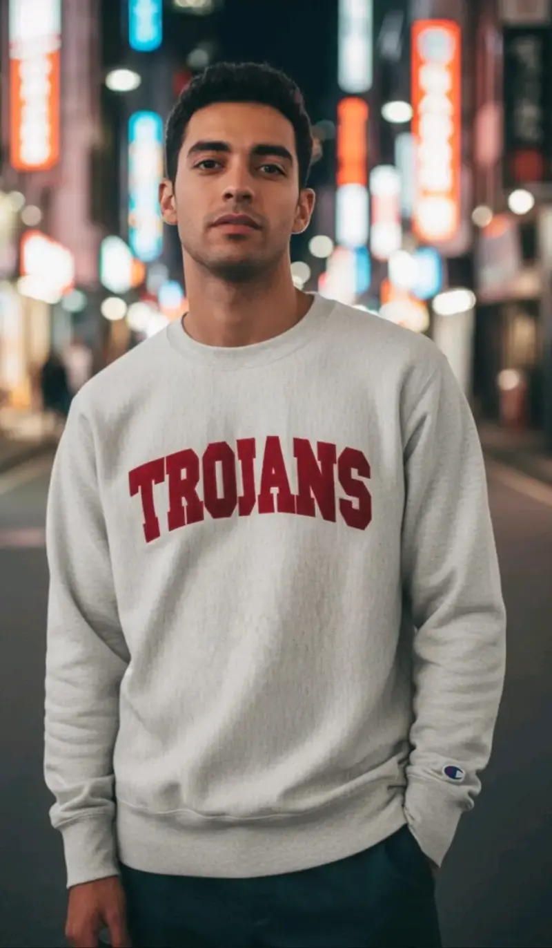 Polerón gris Trojans talla S - 2