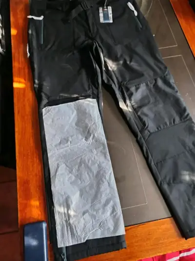 Pantalones de esquí negros impermeables - miniatura 1