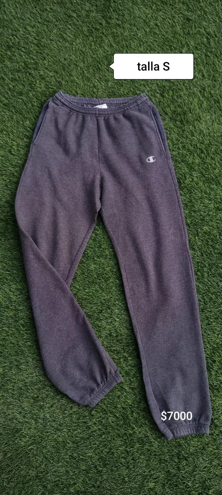 Pantalones deportivos Champion gris talla S - 1