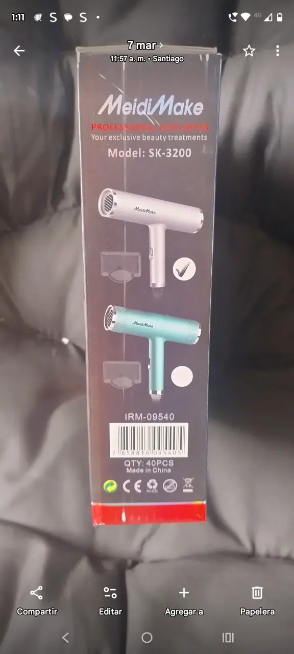 Secador de pelo profesional MeidiMake SK-3200 - 1