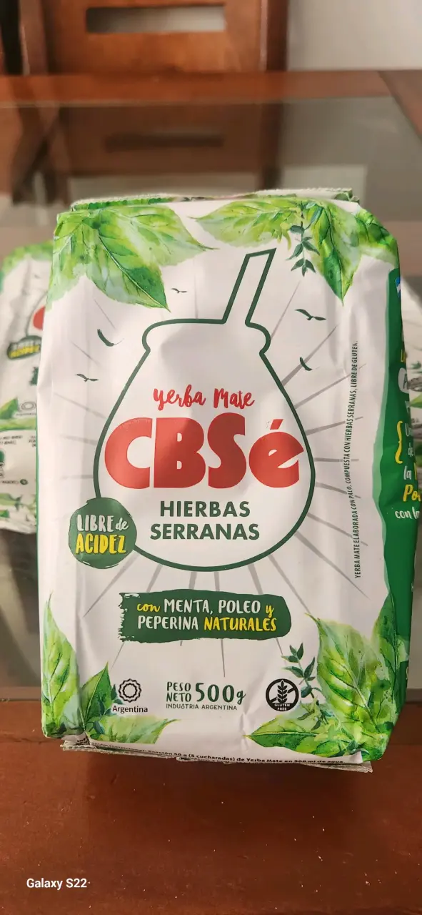 Yerba Mate CBSe Hierbas Serranas 500g - 1