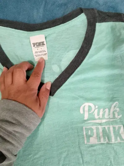 Polera manga corta  Pink talla S - miniatura 2