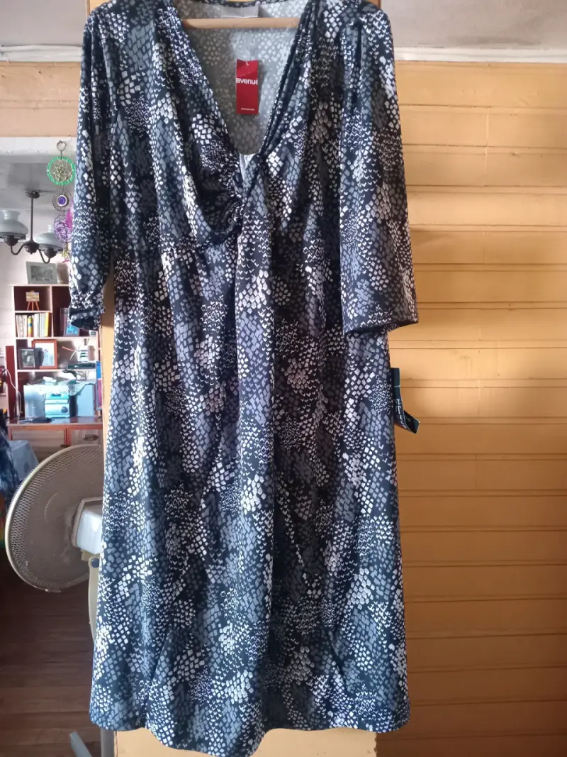 Vestido estampado Avenue talla grande