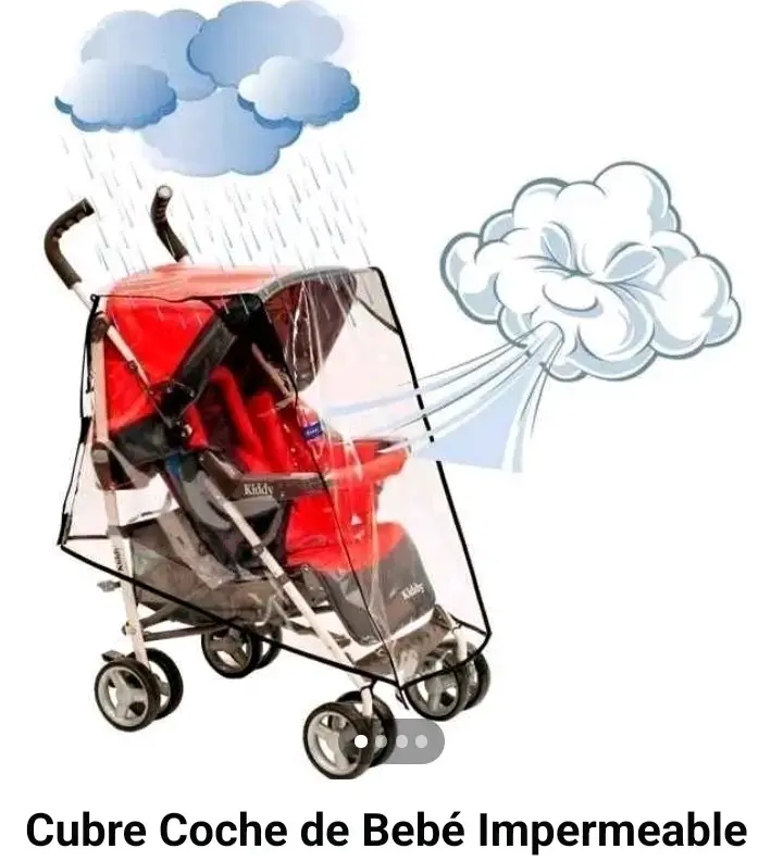 Cubre coche de bebé impermeable