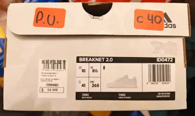 Zapatillas blancas deportivas Adidas N41 - miniatura 2