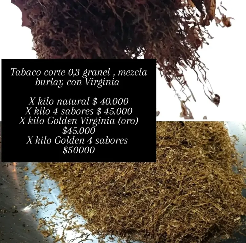 Tabaco a granel Virginia Golden (oro)natural - 1