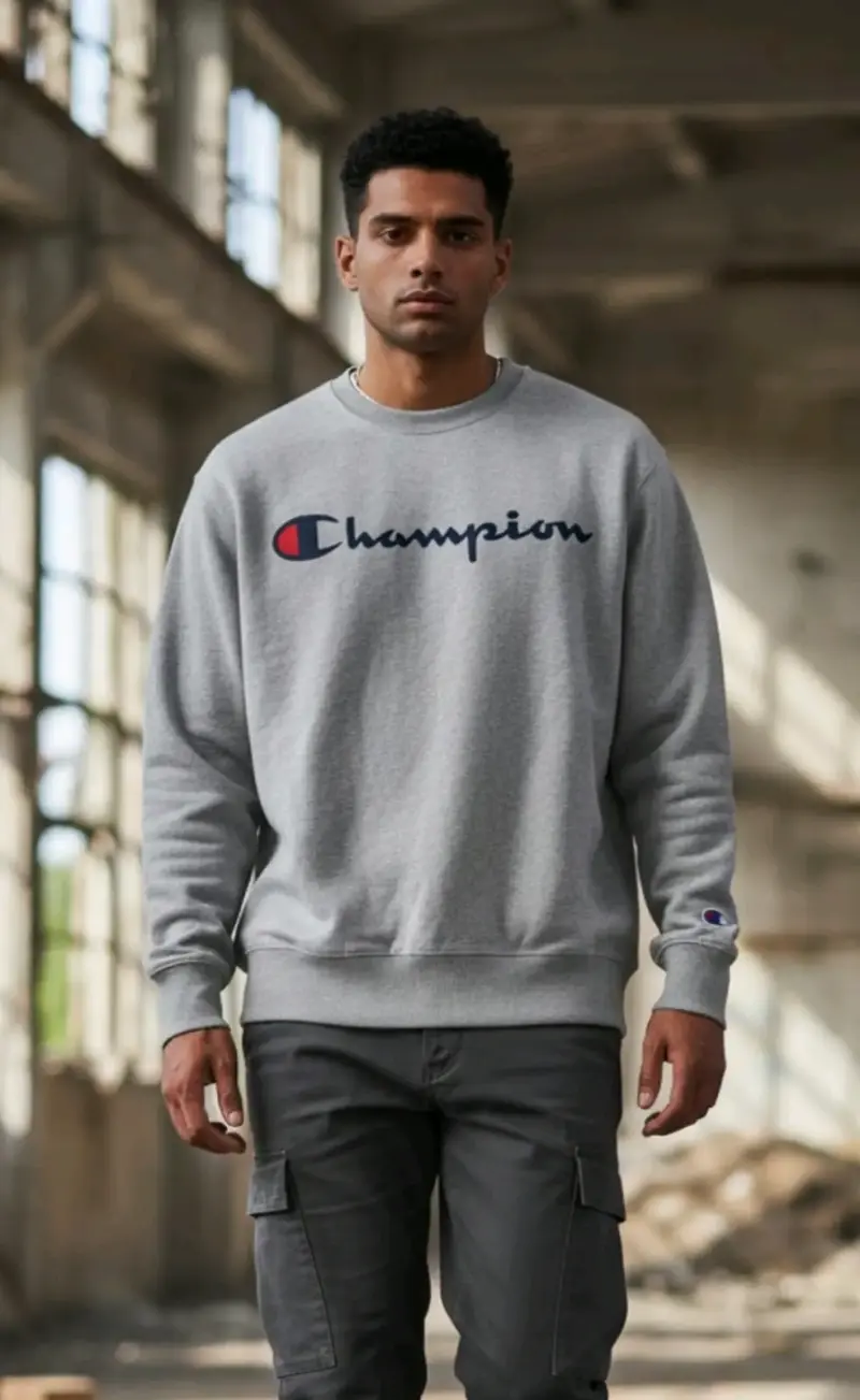 Polerón Champion gris para hombre xl - 1