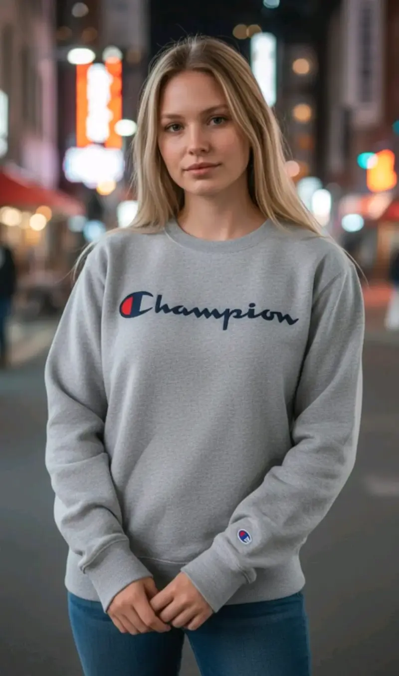Polerón Champion gris talla M - 2