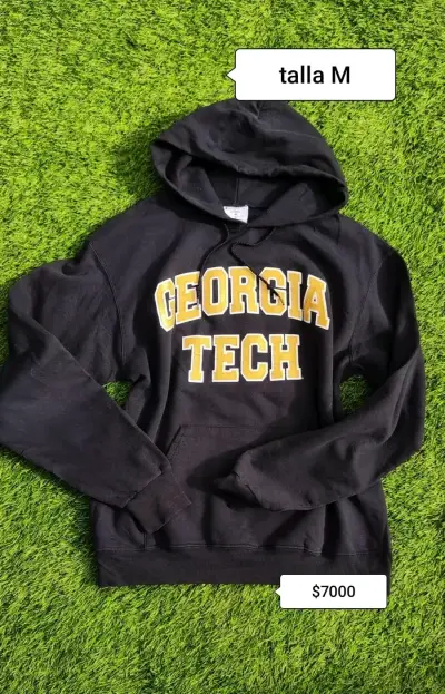 Polerón Georgia Tech negro talla M - miniatura 1