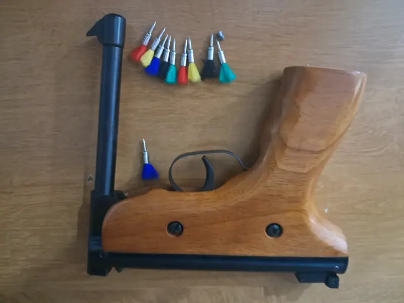 Pistola de aire comprimido con dardos - 6