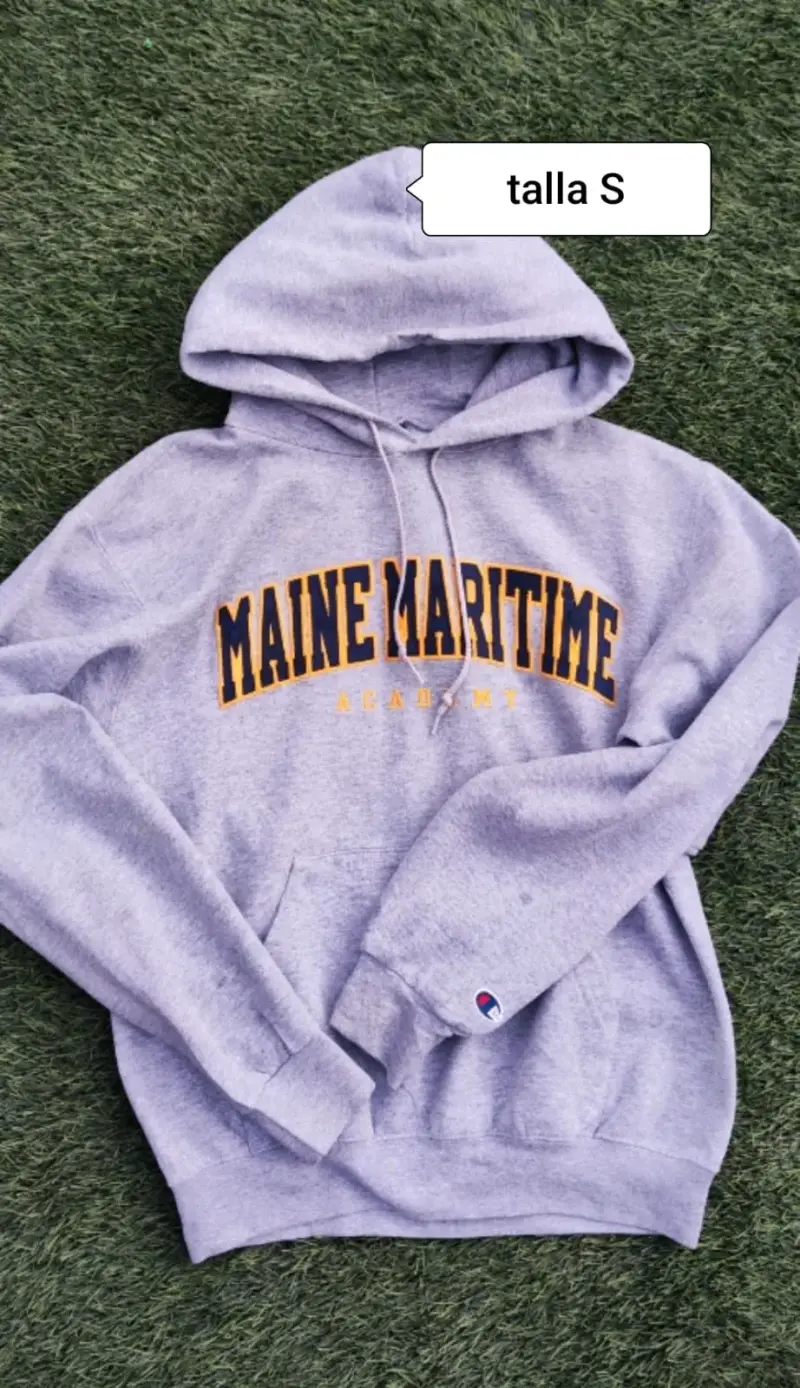 Polerón gris Maine Maritime talla S - 1