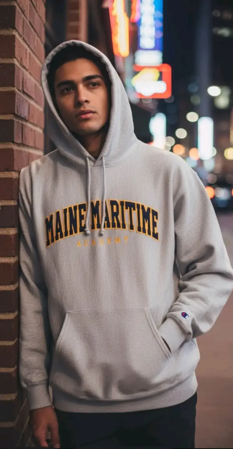 Polerón gris Maine Maritime talla S - 2
