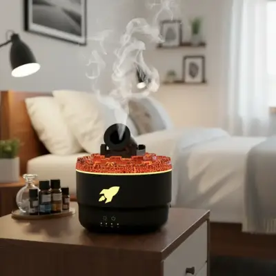 Humidificador difusor diseño cañón aros de vapor - miniatura 3