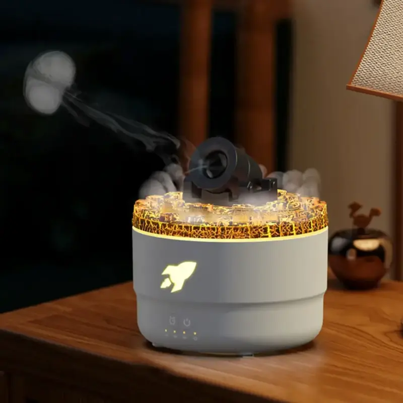 Humidificador difusor diseño cañón aros de vapor - 4
