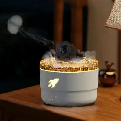 Humidificador difusor diseño cañón aros de vapor - miniatura 4