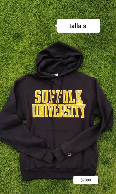Polerón negro Suffolk University talla S - miniatura 1