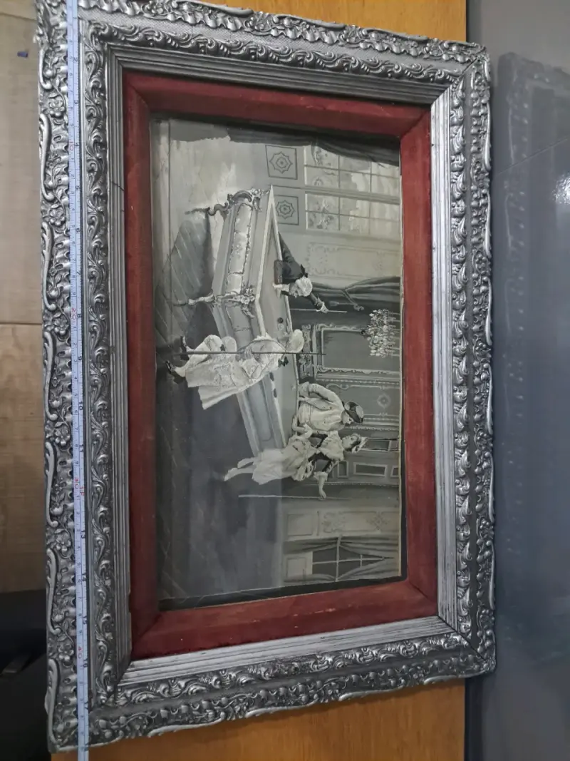 Esta obra se titula "At the Billiard Table" (En la - 5