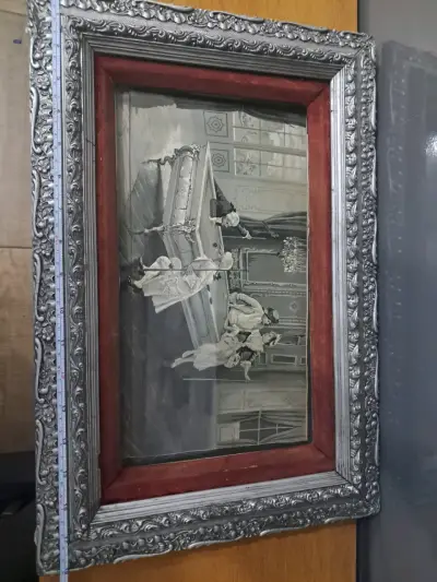 Esta obra se titula "At the Billiard Table" (En la - miniatura 5