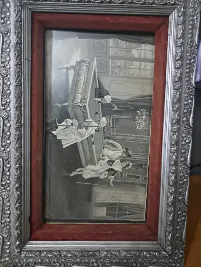 Esta obra se titula "At the Billiard Table" (En la - miniatura 6