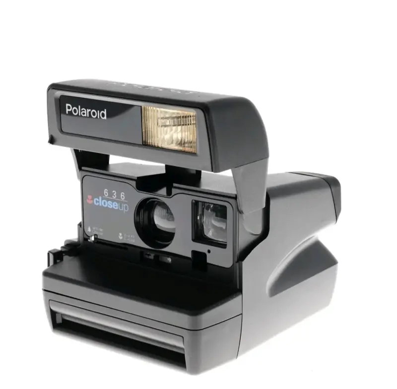 Cámara Polaroid 636 Closeup vintage