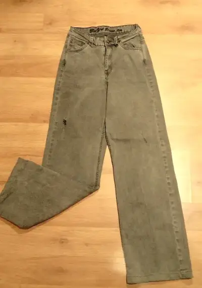 Jeans grises de mezclilla - miniatura 1