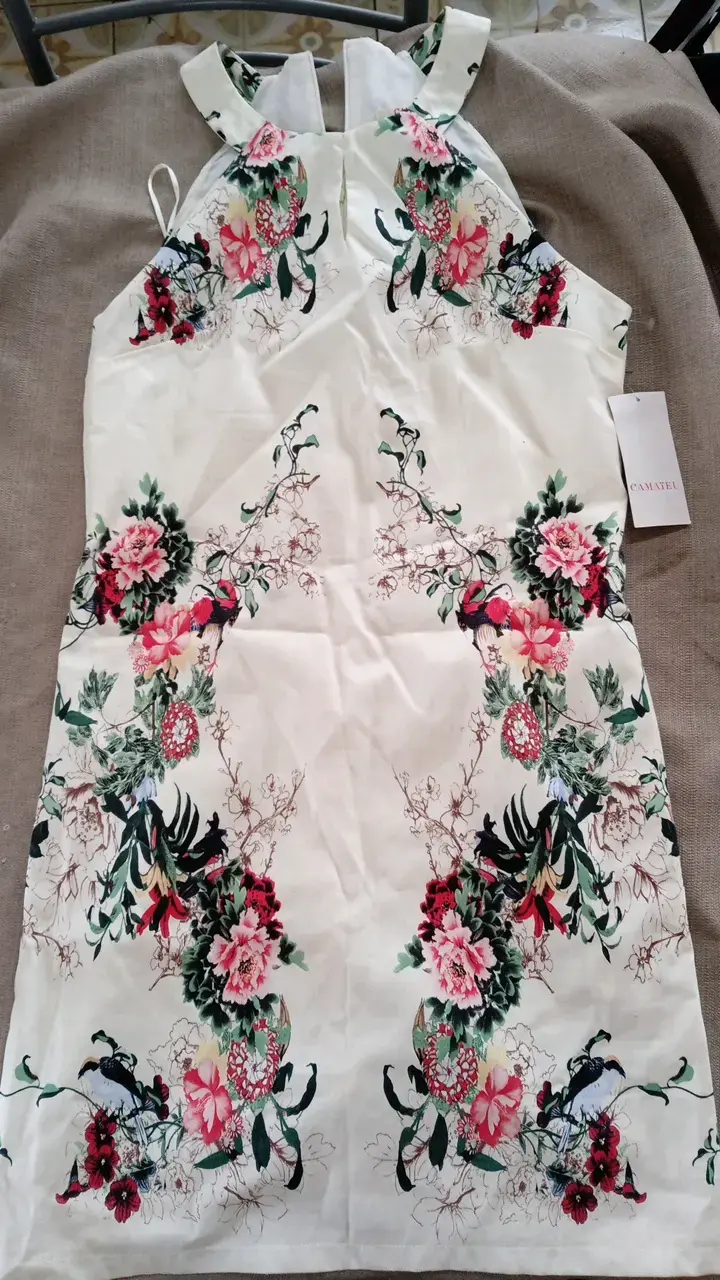 Vestido floral sin mangas Camaïeu - 1