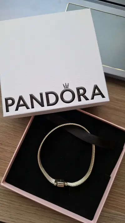 Pulsera Pandora de plata con caja original - miniatura 1